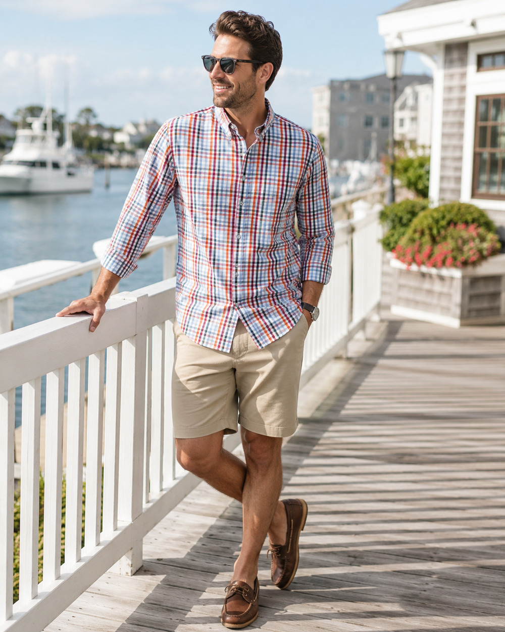 Tommy Hilfiger Men's XXL Custom Fit Plaid Button Down Shirt 100% Cotton Preppy